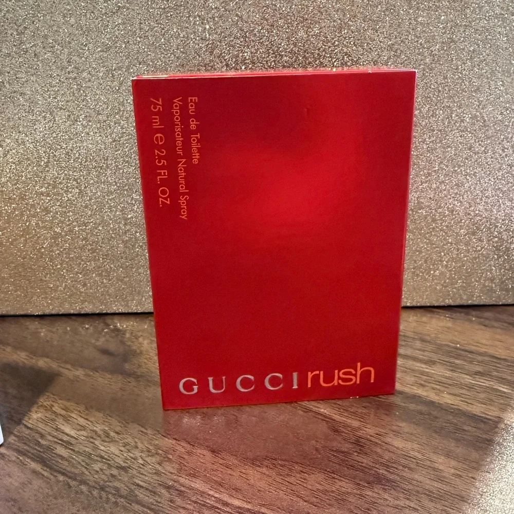 NIB Gucci Rush 2.5oz Signature Red Box